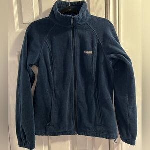 Columbia Teal Blue Fleece Jacket